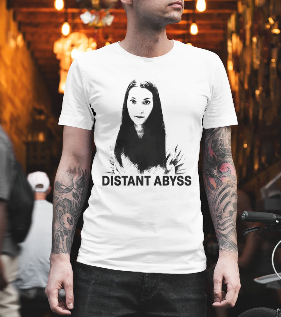Distant Abyss Gothic Dark Aesthetic Minimalist T-Shirt