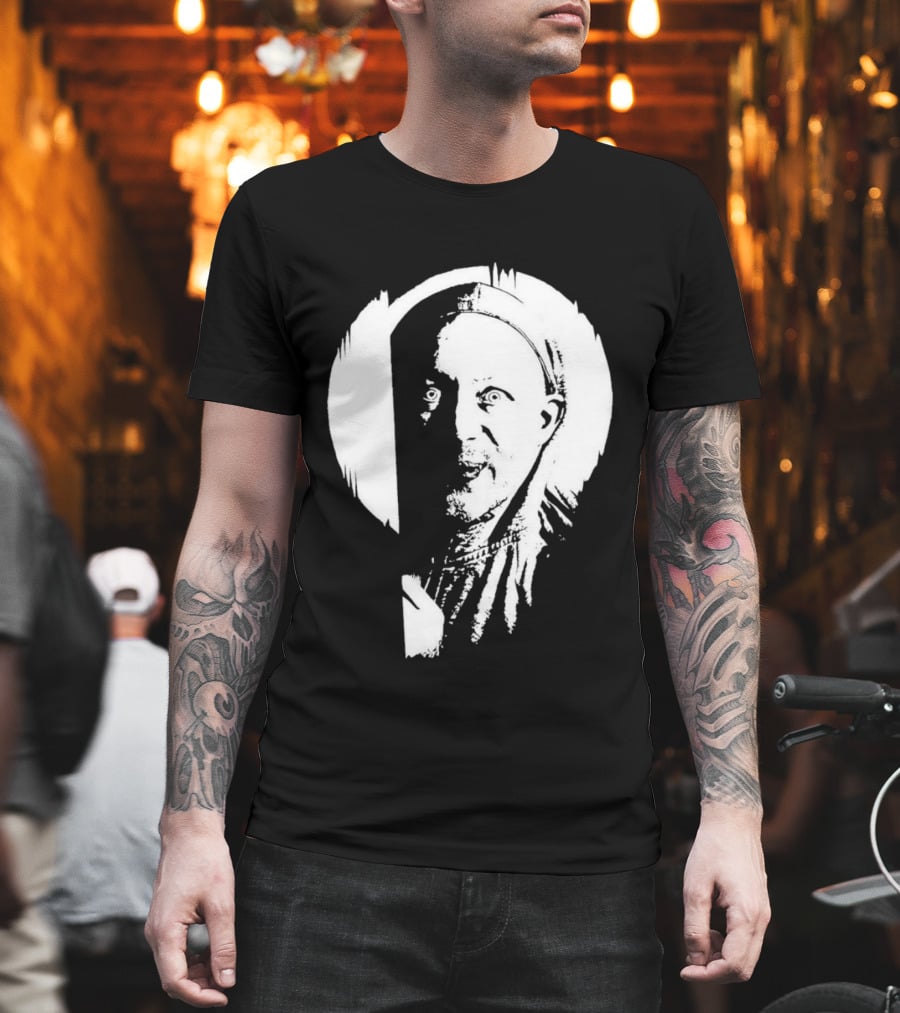 Curious Guy Limmy's Homemade Show Scottish Comedy Stencil T-Shirt
