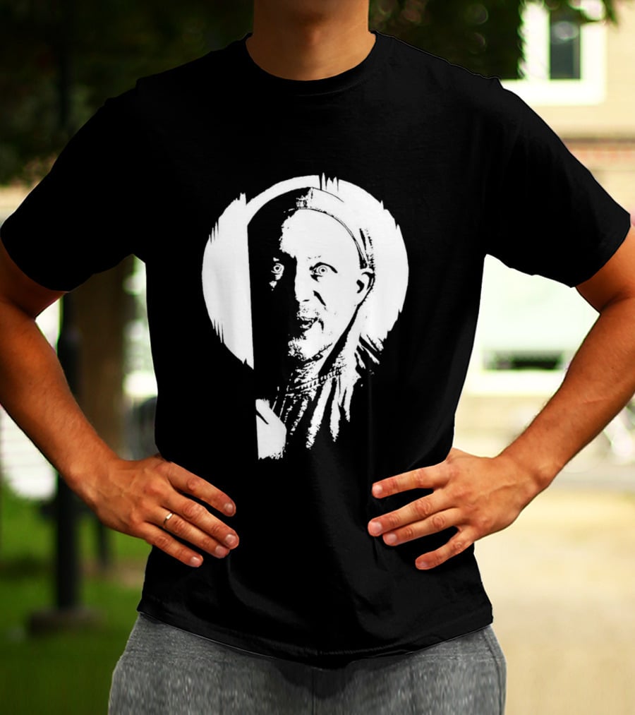 Curious Guy Limmy's Homemade Show Scottish Comedy Stencil T-Shirt
