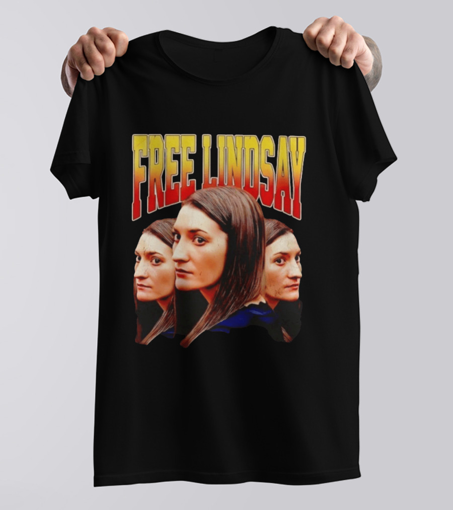FREE LINDSAY Clancy Multiple Faces T-Shirt