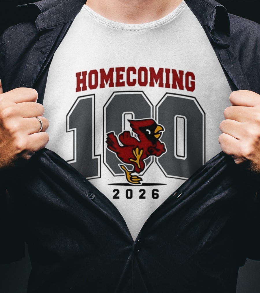Ball State Cardinals Homecoming 100 2026 T-Shirt