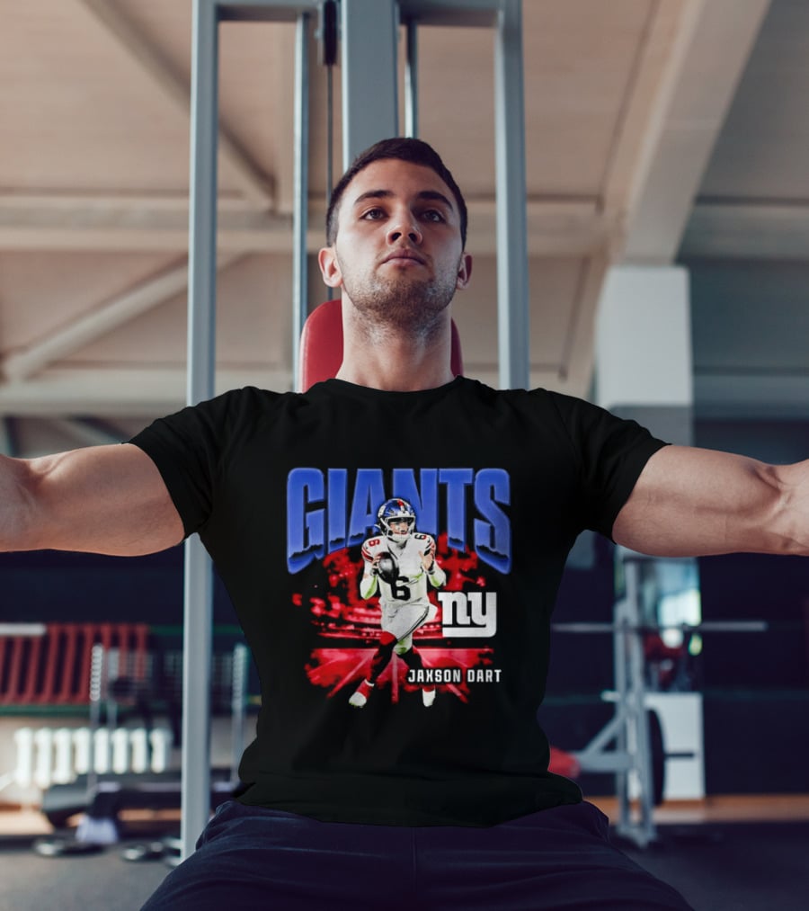 Jaxson Dart New York Giants Football Giants Ny T-Shirt