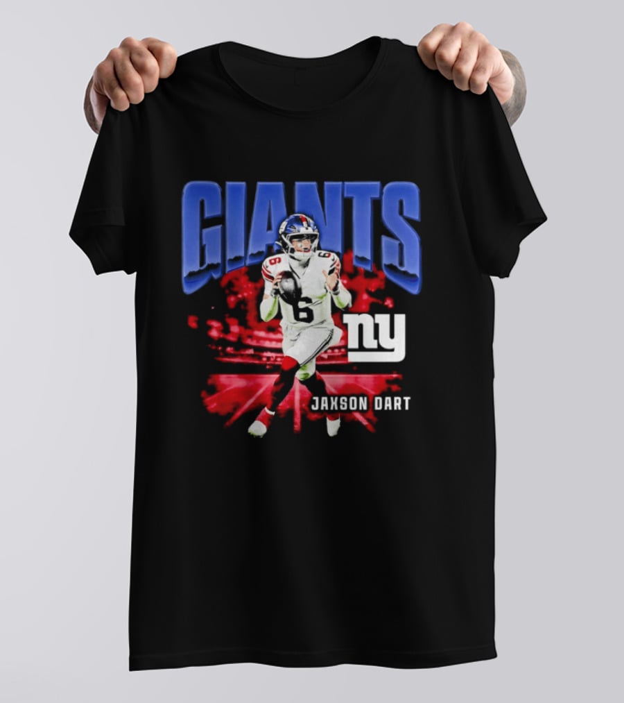 Jaxson Dart New York Giants Football Giants Ny T-Shirt