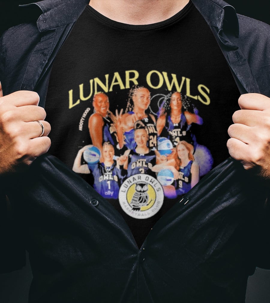 Lunar Owls Basketball Club Ally Team Players T-Shirt