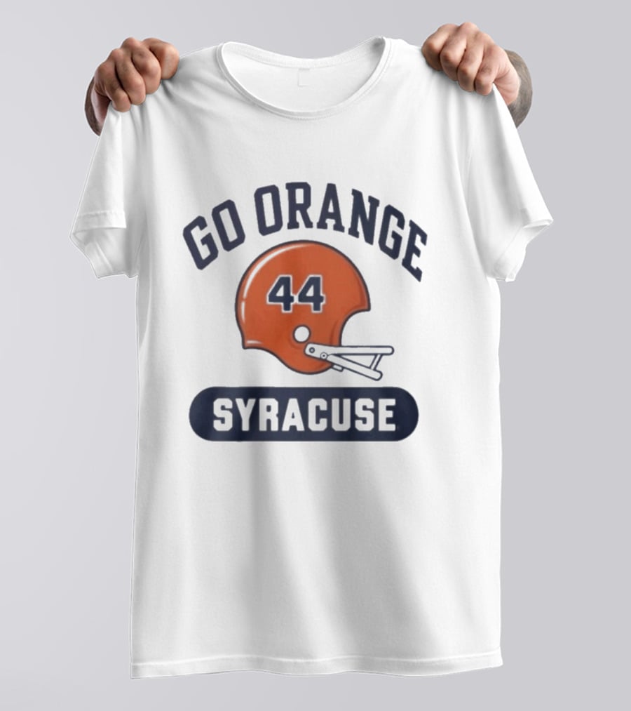 Go Orange 44 Syracuse Helmets Football T-Shirt
