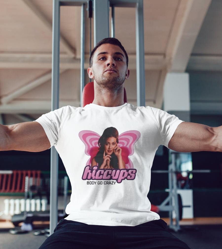 Hiccups Body Go Crazy Pink Butterfly Wings T-Shirt