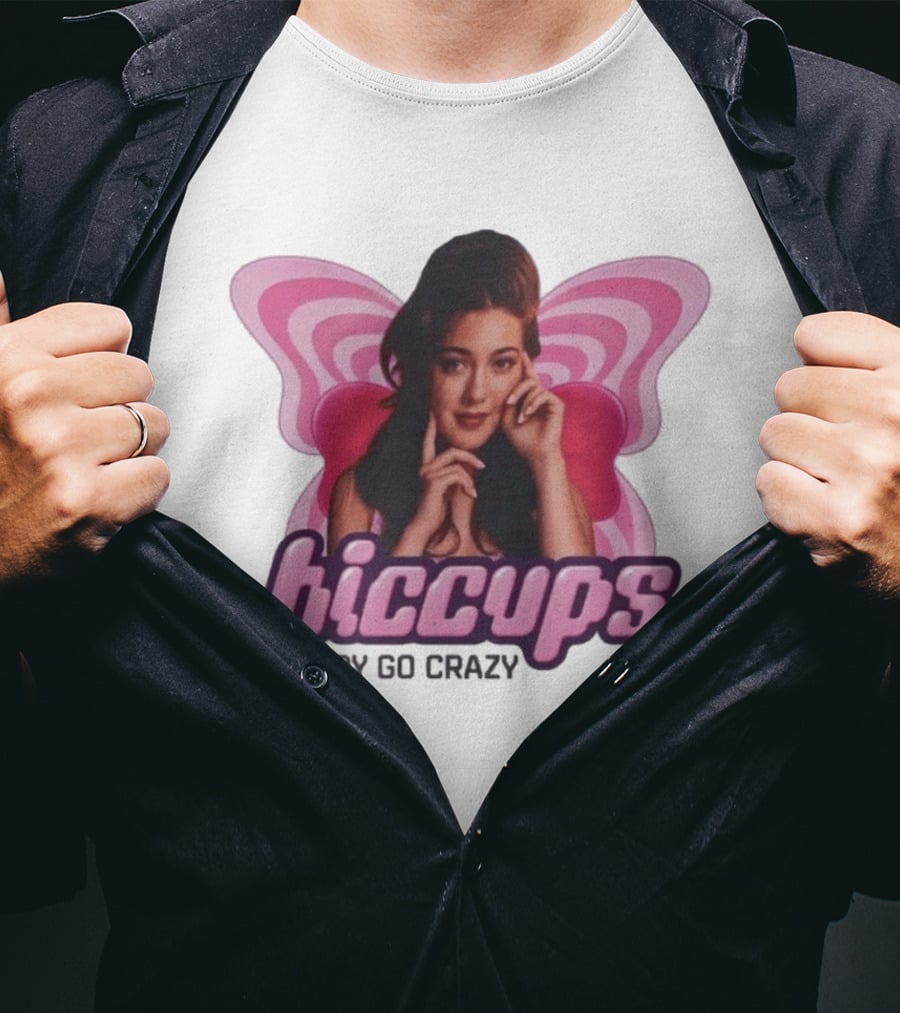 Hiccups Body Go Crazy Pink Butterfly Wings T-Shirt