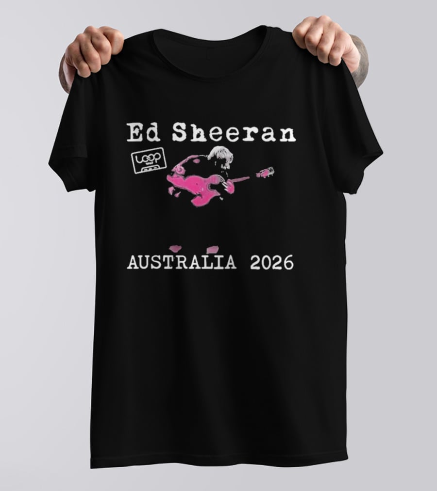 Ed Sheeran Loop Australia 2026 Tour T-Shirt