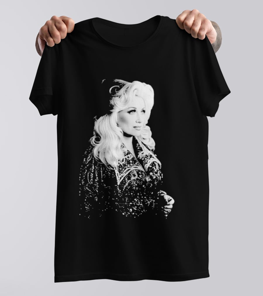 Glamorous Dolly Parton Vintage Style Image T-Shirt