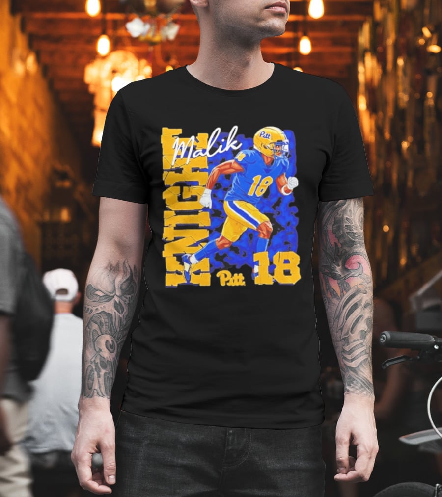 Malik Knight 18 Pitt Panthers Football Player T-Shirt