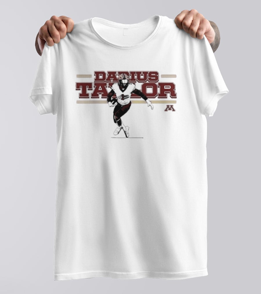 Darius Taylor Minnesota Golden Gophers Football Player Pose T-Shirt