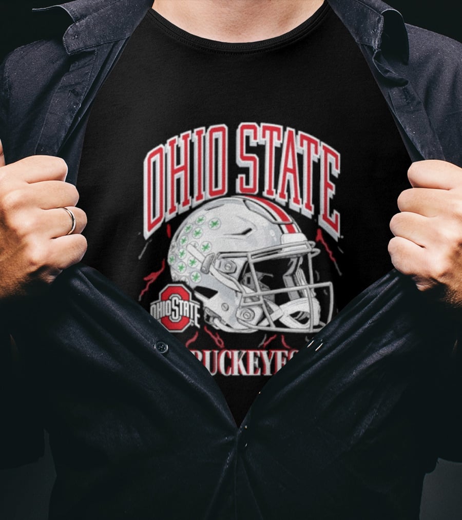 Ohio State Buckeyes 2026 College Gameday Football Helmet Buckeyes T-Shirt