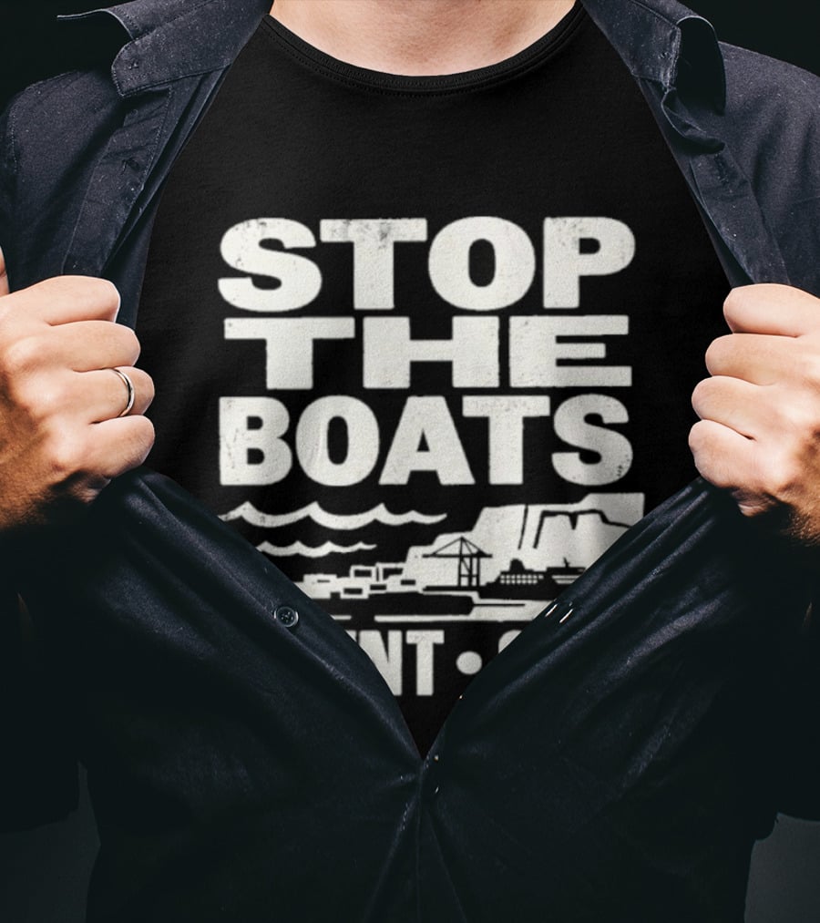 Stop The Boats Kent 2026 UK Protest Dover Event T-Shirt