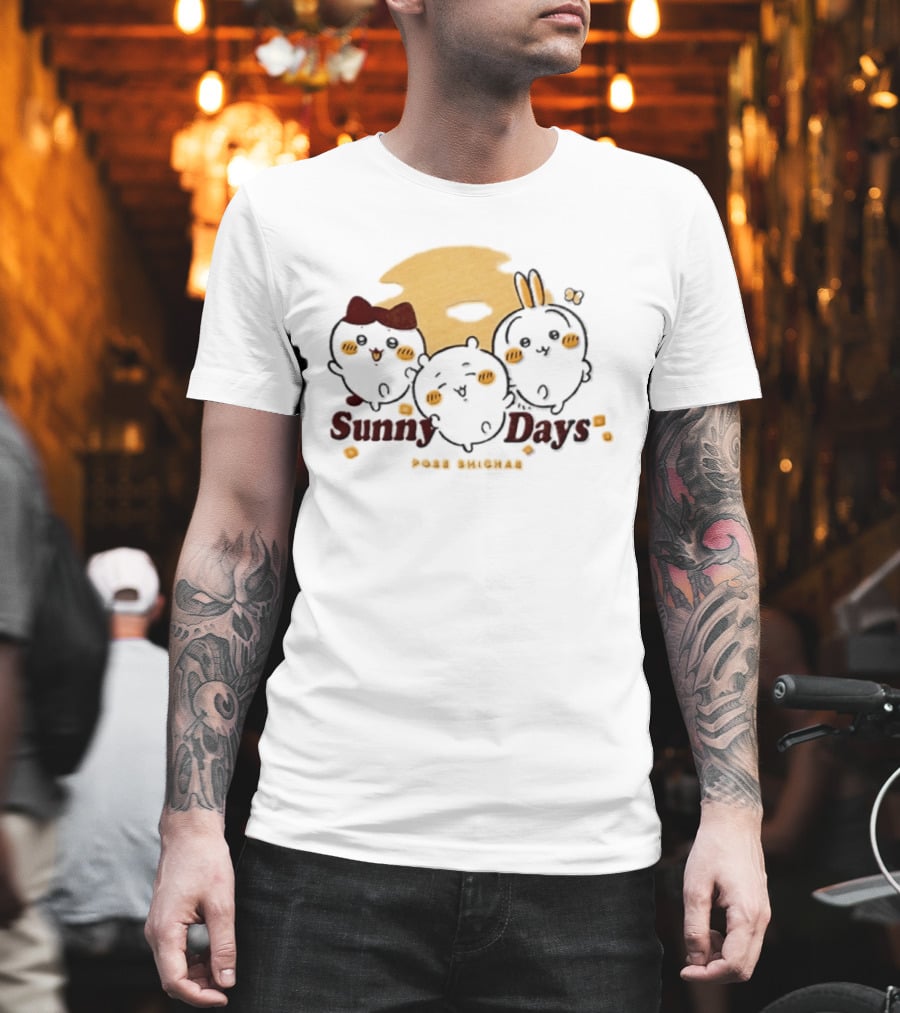 Sunny Days Pose Shichae Cartoon Characters Trio T-Shirt