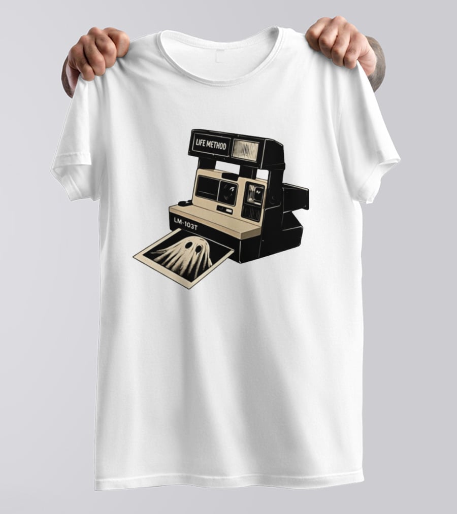 Life Method LM103T Ghost Polaroid Camera Instant Photography Film T-Shirt