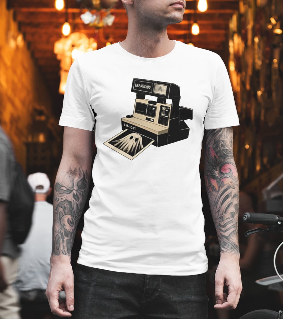 Life Method LM103T Ghost Polaroid Camera Instant Photography Film T-Shirt