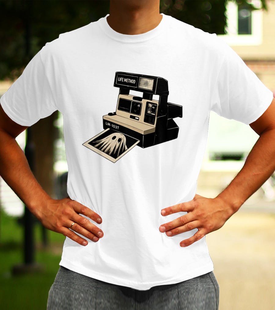 Life Method LM103T Ghost Polaroid Camera Instant Photography Film T-Shirt
