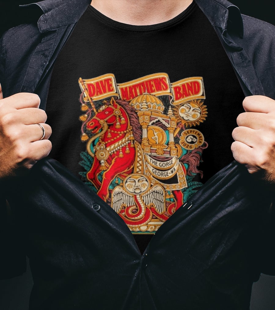 Dave Matthews Band The Gorge Amphitheatre George WA September 6th 2026 T-Shirt
