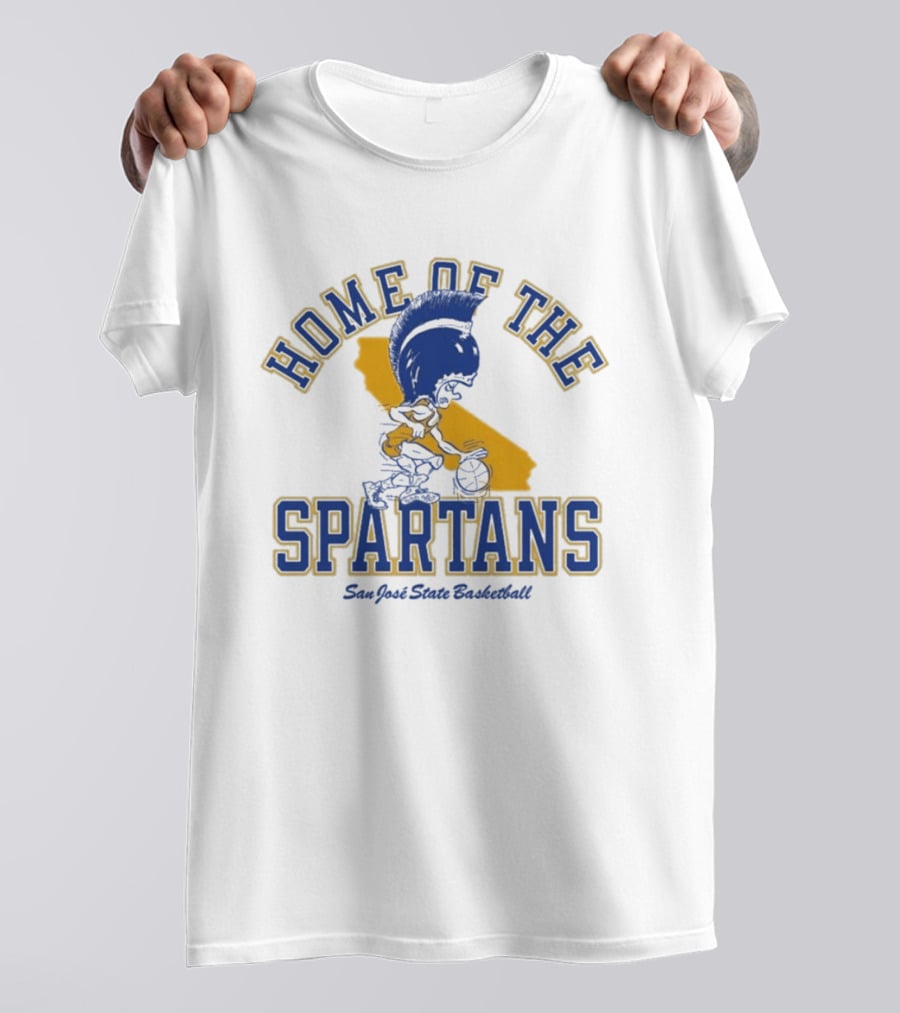 San Jose State Basketball Home Of The Spartans California T-Shirt
