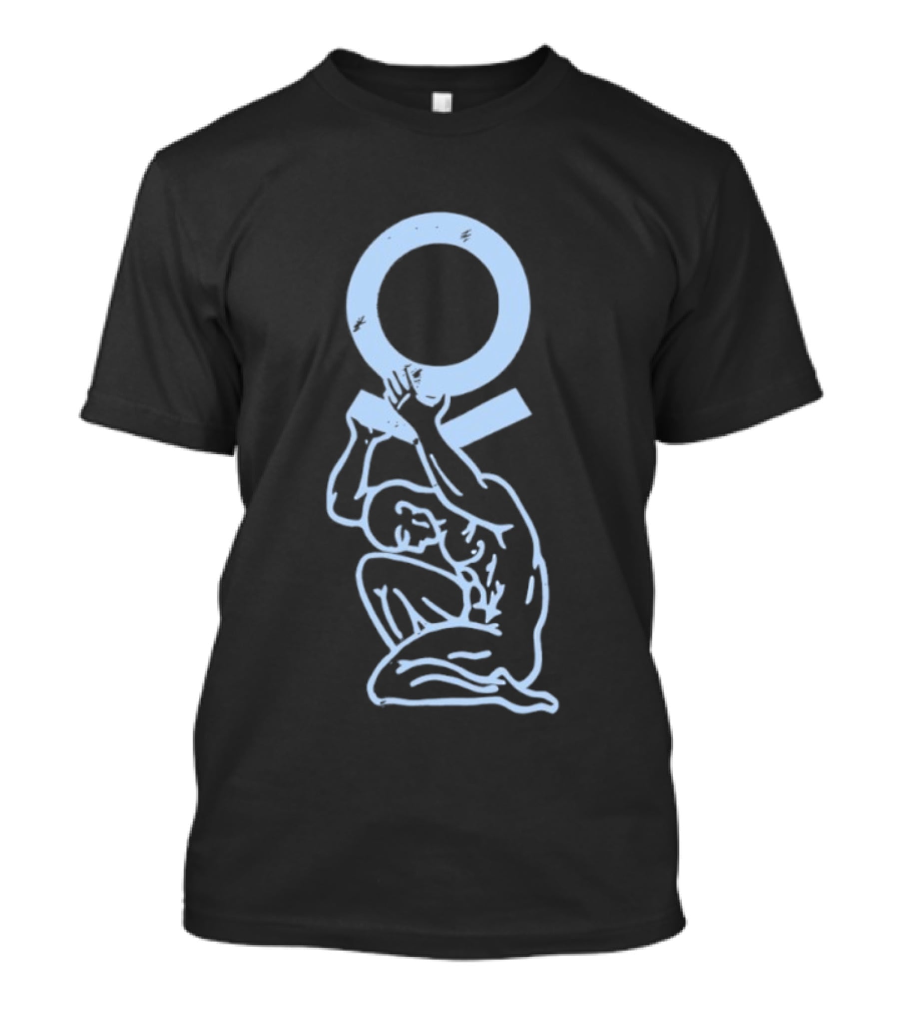 Atlas Woman Feminist Mythology Symbol Of Female Empowerment T-Shirt