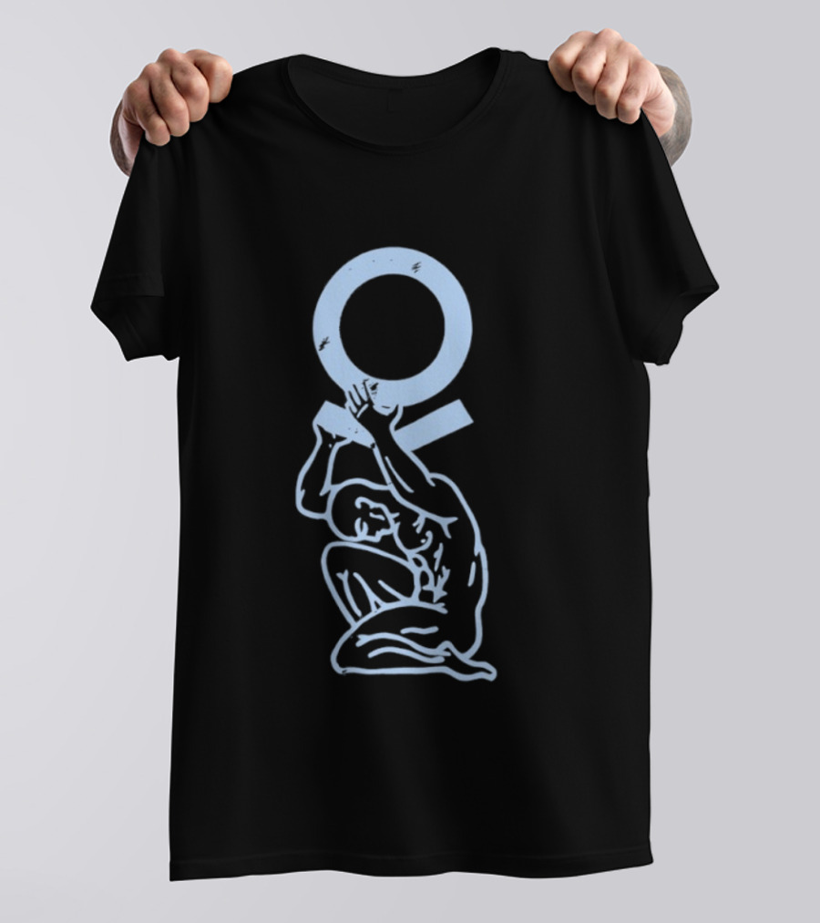 Atlas Woman Feminist Mythology Symbol Of Female Empowerment T-Shirt