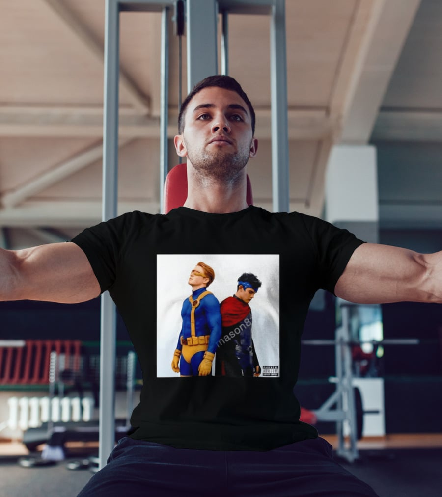 Cyclops And Wiccan Heartstopper X Men Comic Collaboration T-Shirt