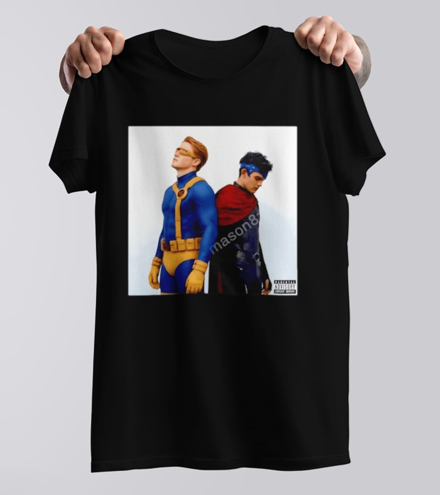 Cyclops And Wiccan Heartstopper X Men Comic Collaboration T-Shirt