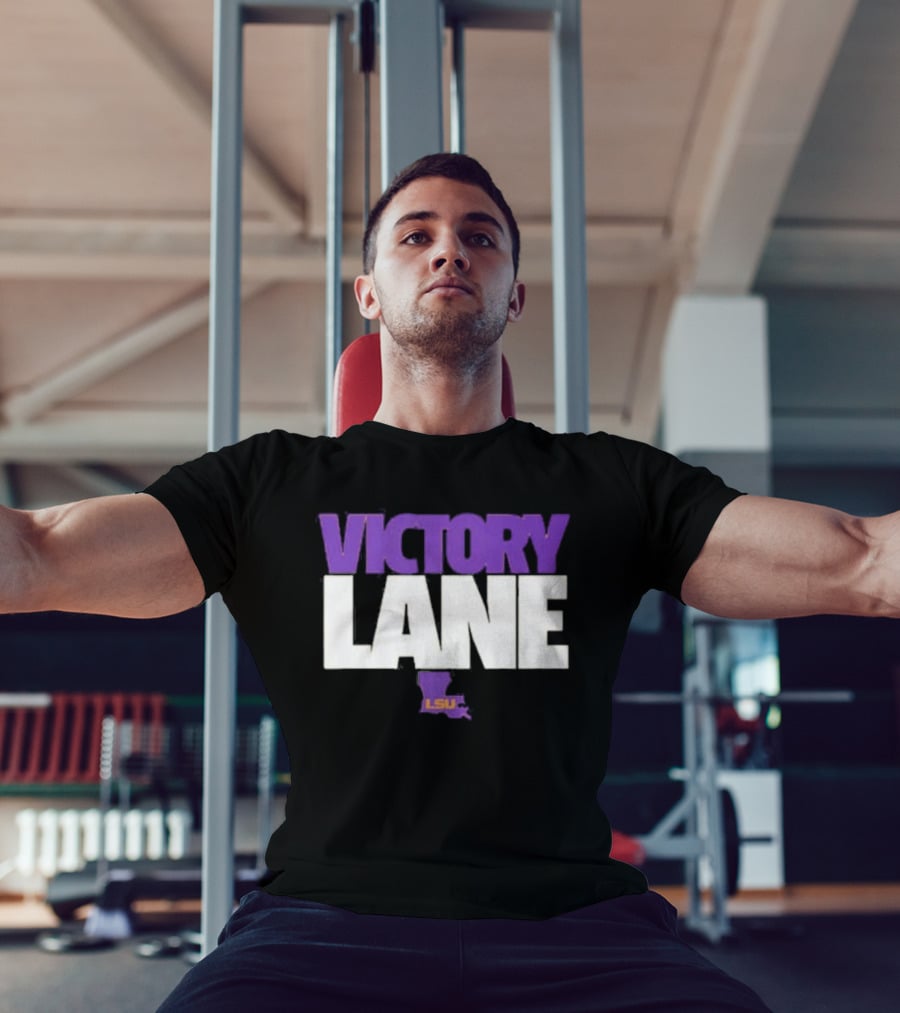 Lane Kiffin Victory Lane LSU NCAA Football Tigers T-Shirt
