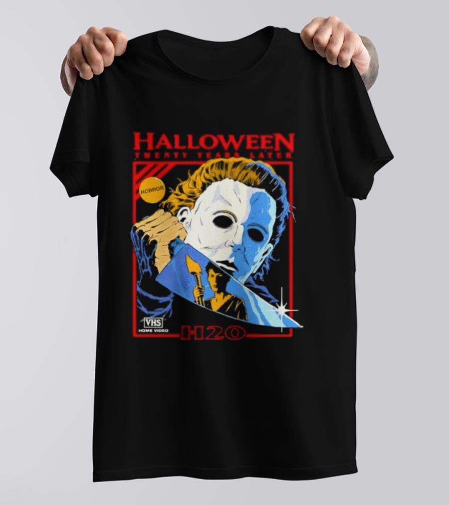 Halloween Twenty Years Later H20 Michael Myers Laurie Strode T-Shirt