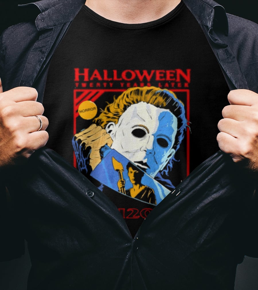 Halloween Twenty Years Later H20 Michael Myers Laurie Strode T-Shirt