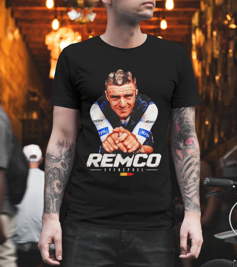 REMCO Evenepoel Belgium Cyclist Santini Krys T-Shirt