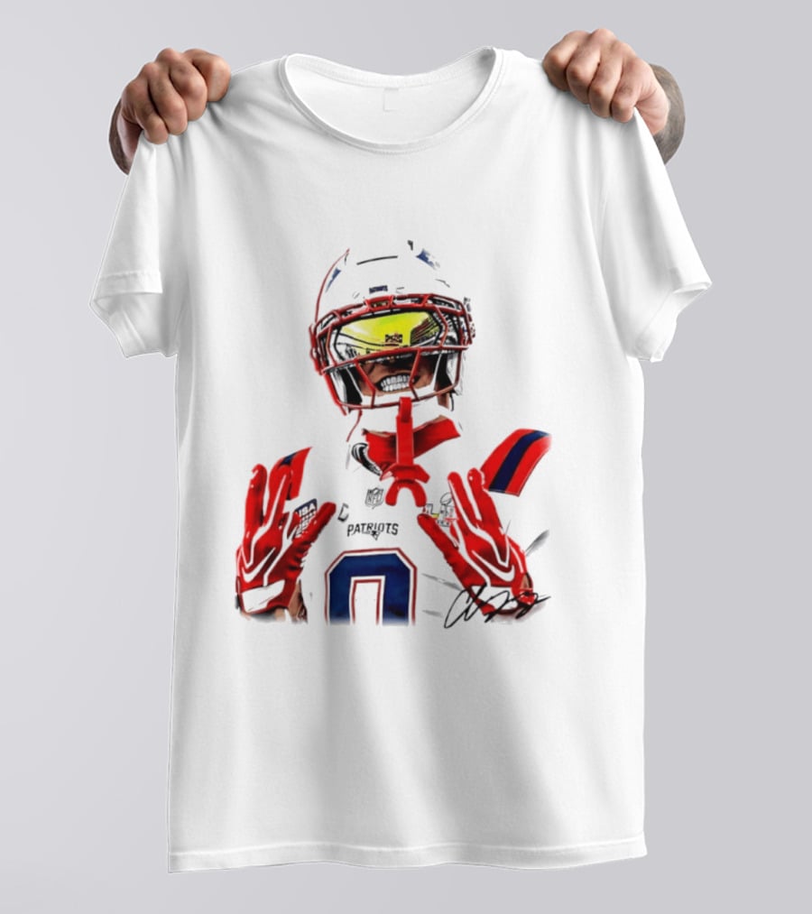 New England Patriots Christian Gonzalez Gonzo Player Number 6 T-Shirt
