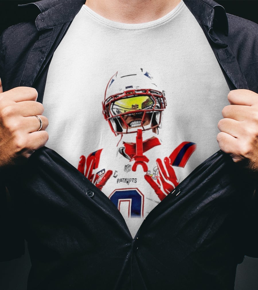 New England Patriots Christian Gonzalez Gonzo Player Number 6 T-Shirt