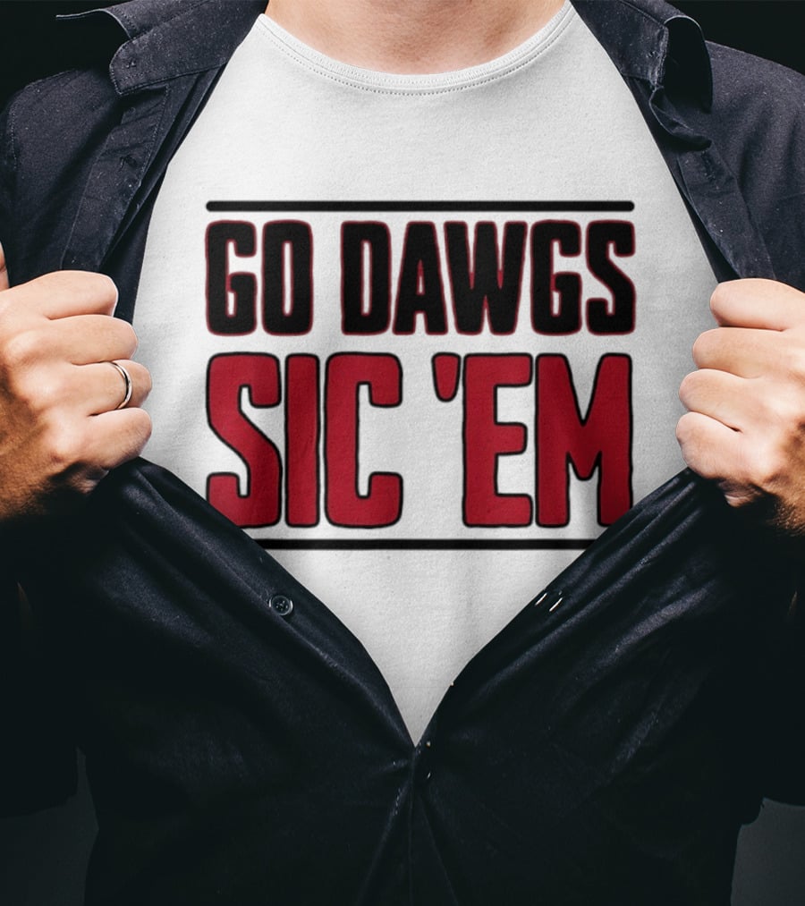 Georgia Bulldogs Go Dawgs Sic Em T-Shirt