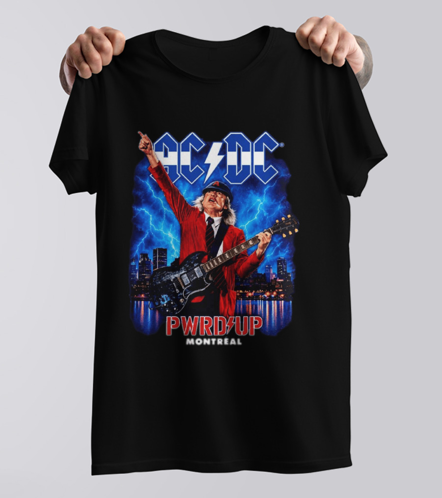 ACDC PWR UP Montreal 2026 Event Live At Parc Jean Drapeau September 12 T-Shirt