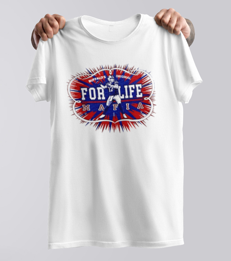 Buffalo Mafia For Life 17 Josh Allen T-Shirt