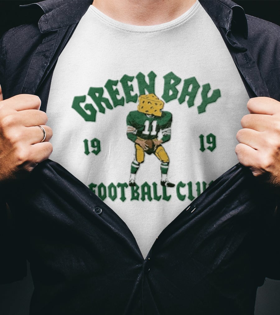 Green Bay Packers 1919 Football Club Cheesehead Player T-Shirt