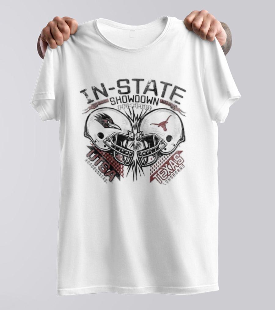 In State Showdown Austin TX Sept 19 2026 UTSA Roadrunners Vs Texas Longhorns T-Shirt