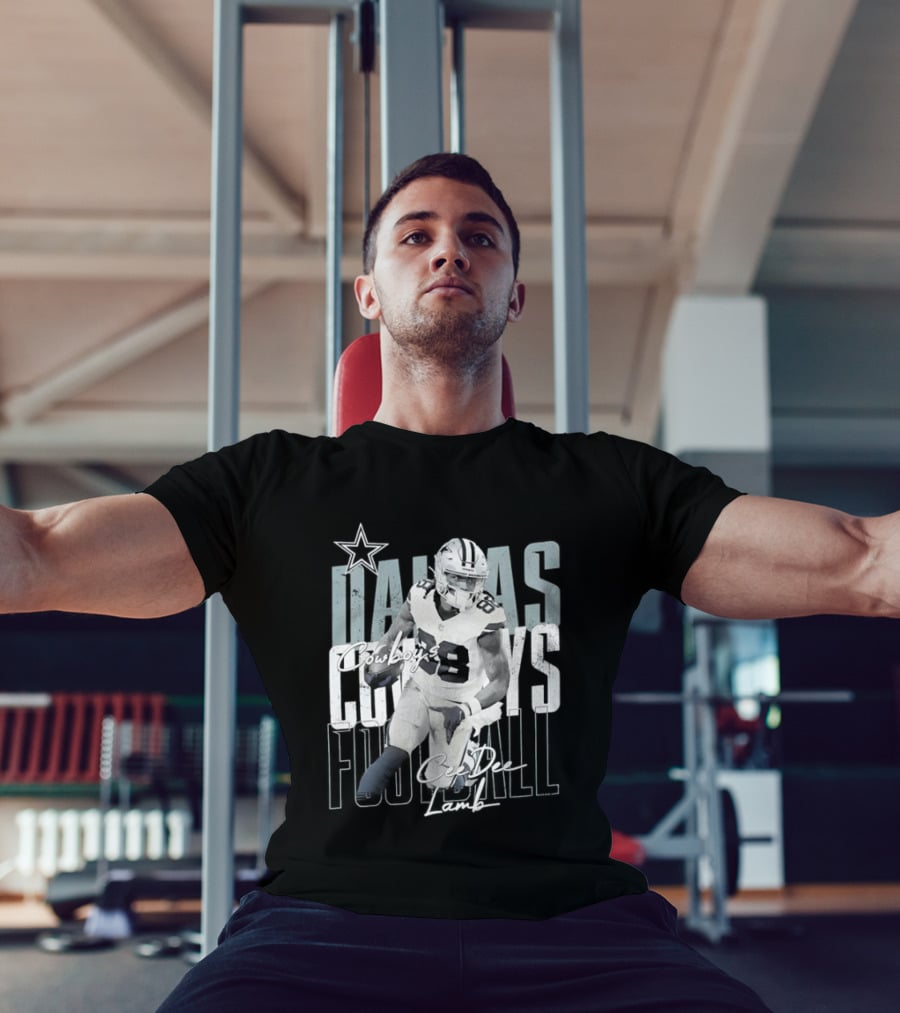 Dallas Cowboys Football CeeDee Lamb Legendary Player Card T-Shirt