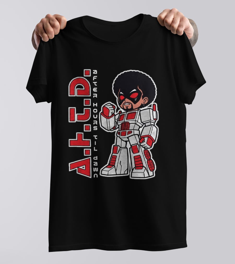 The Weeknd A.F.T.D. After Hours Til Dawn 2026 Asia Tour Tokyo Japan Gundam Pop Up T-Shirt