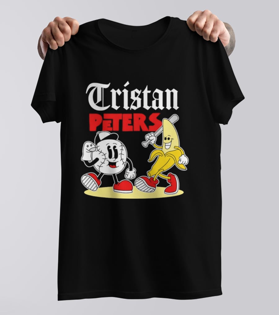 Tristan Peters Chicago White Sox Baseball Banana Cartoon Characters T-Shirt