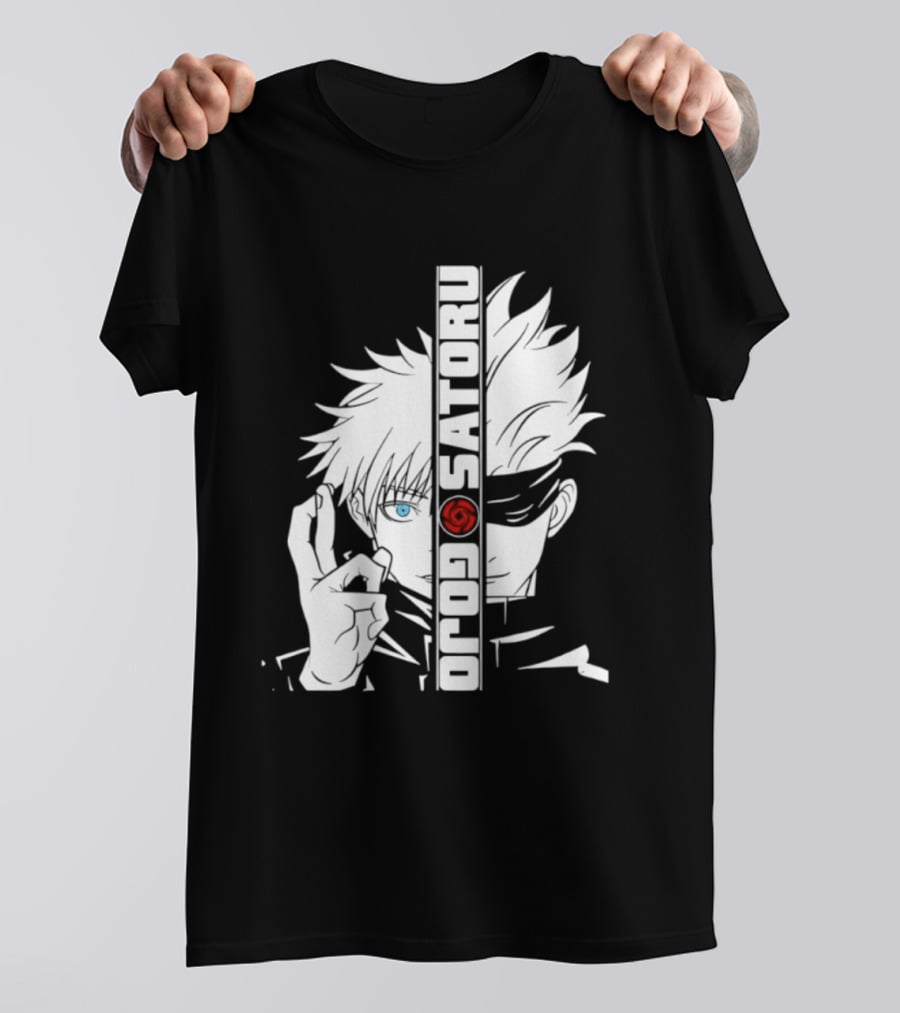 Satoru Gojo Mirror Six Eyes Limitless Jujutsu Kaisen Anime Fan T-Shirt