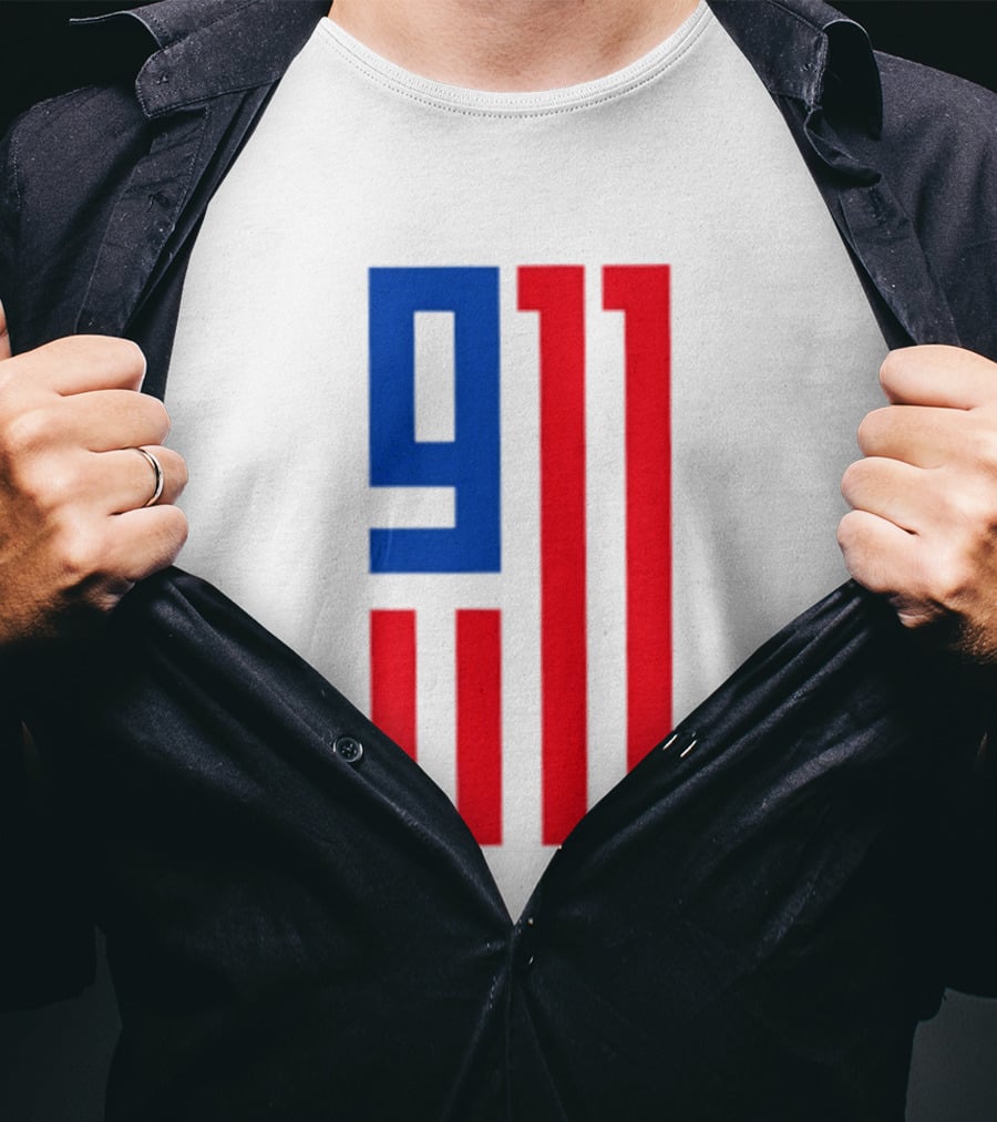 9/11 American Flag USA Patriotic September 11 T-Shirt
