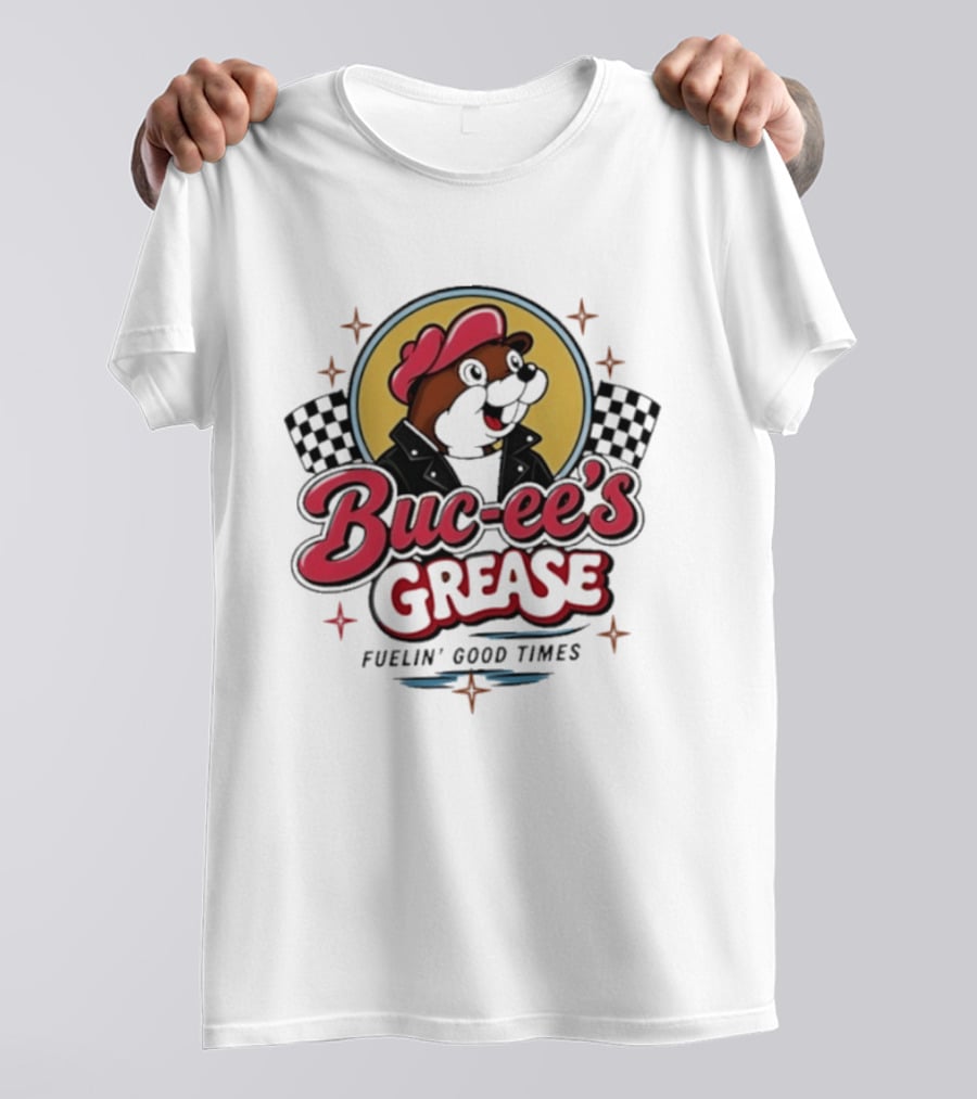 Buc Ee's Grease Fuelin' Good Times Racing T-Shirt