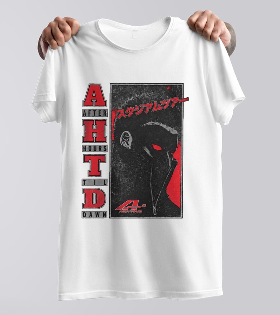 The Weeknd After Hours Til Dawn 2026 Asia Tour Tokyo Japan Pop Up Anime A Asia Tour T-Shirt