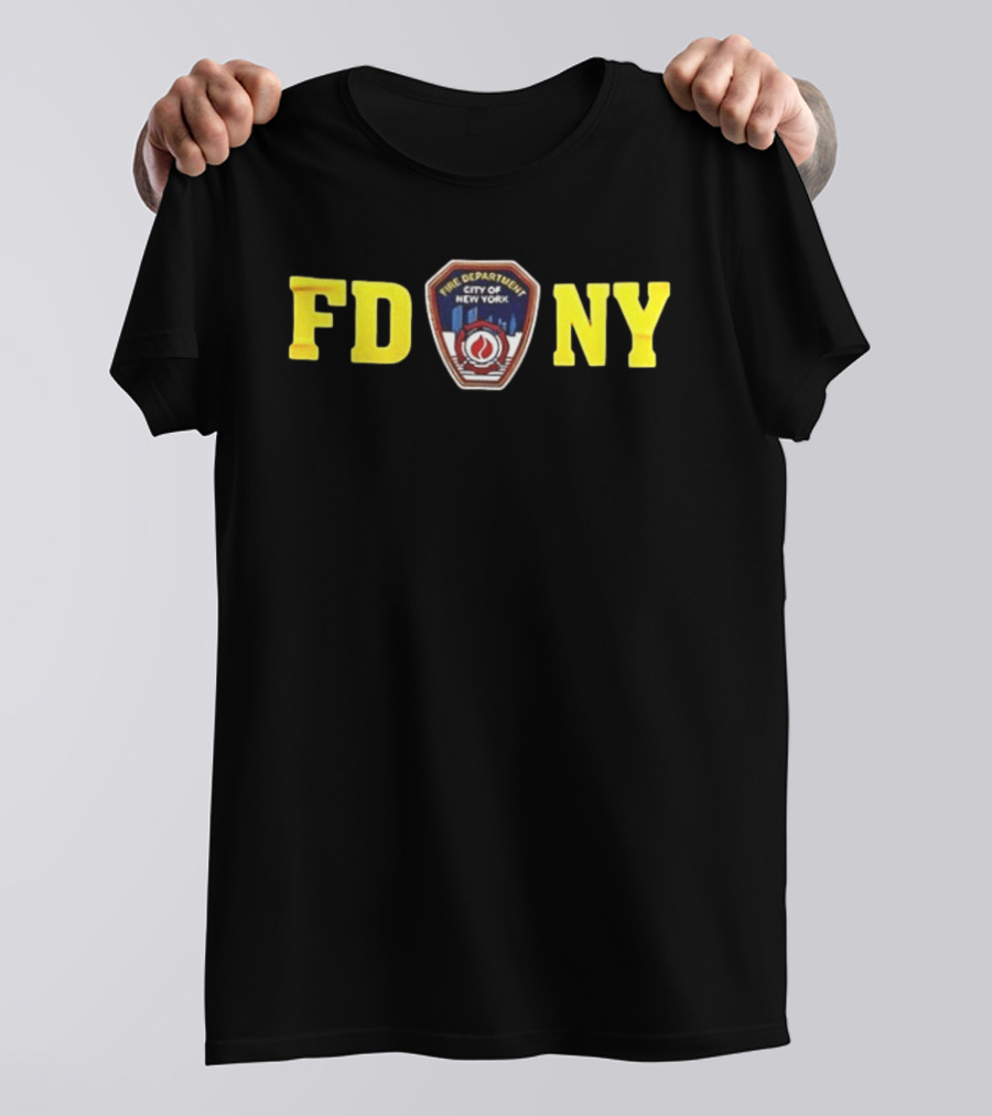 FDNY New York Yankees 2026 First Due At Yankee Stadium House On The Hill Two Sided T-Shirt