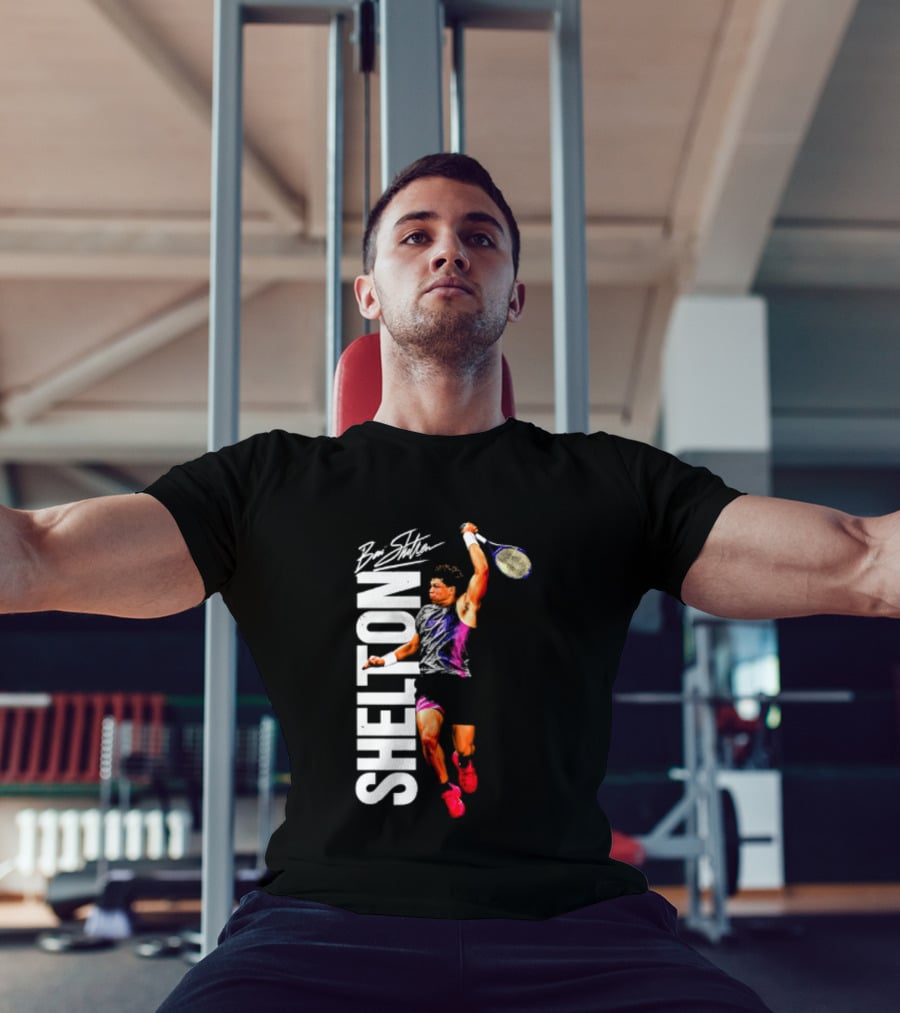 Ben Shelton Tennis Player Signature Art 2026 T-Shirt
