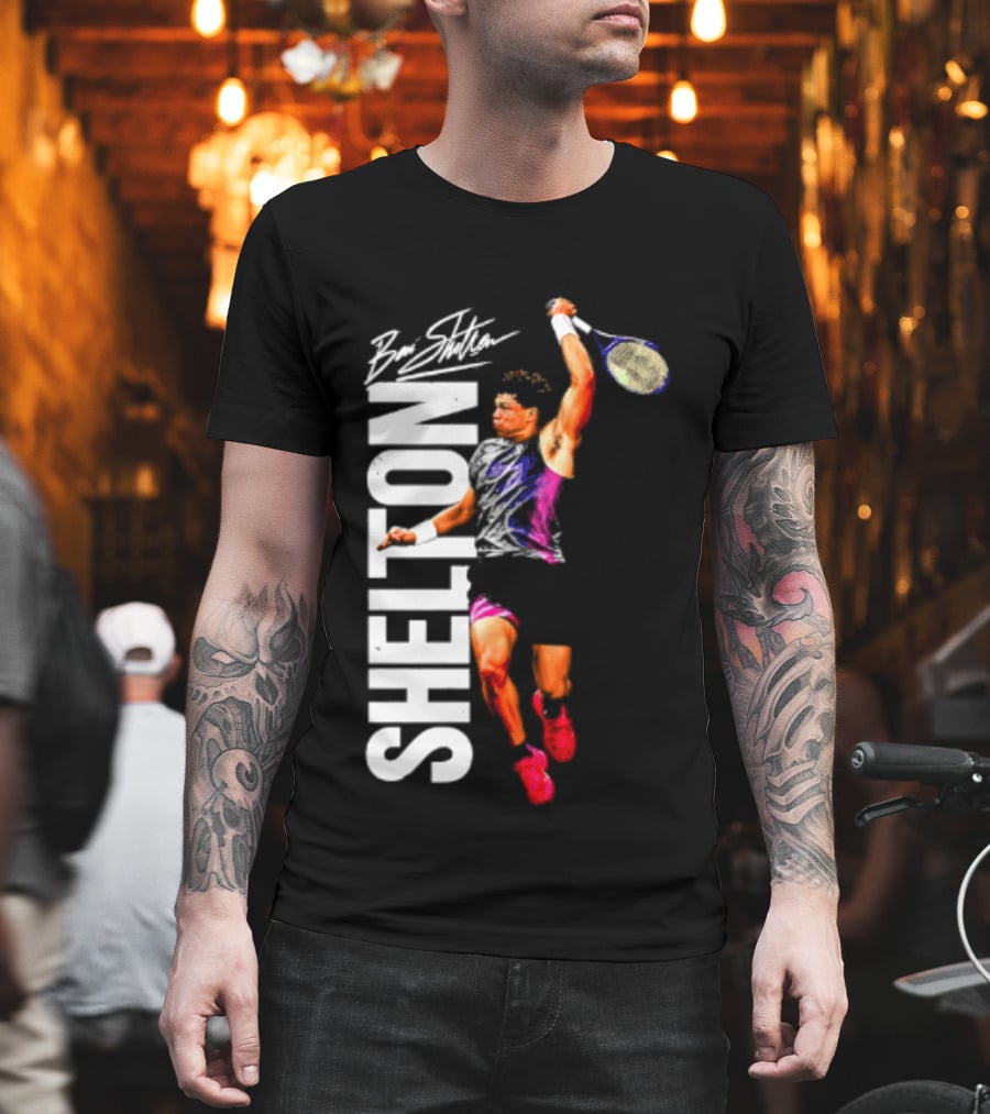 Ben Shelton Tennis Player Signature Art 2026 T-Shirt