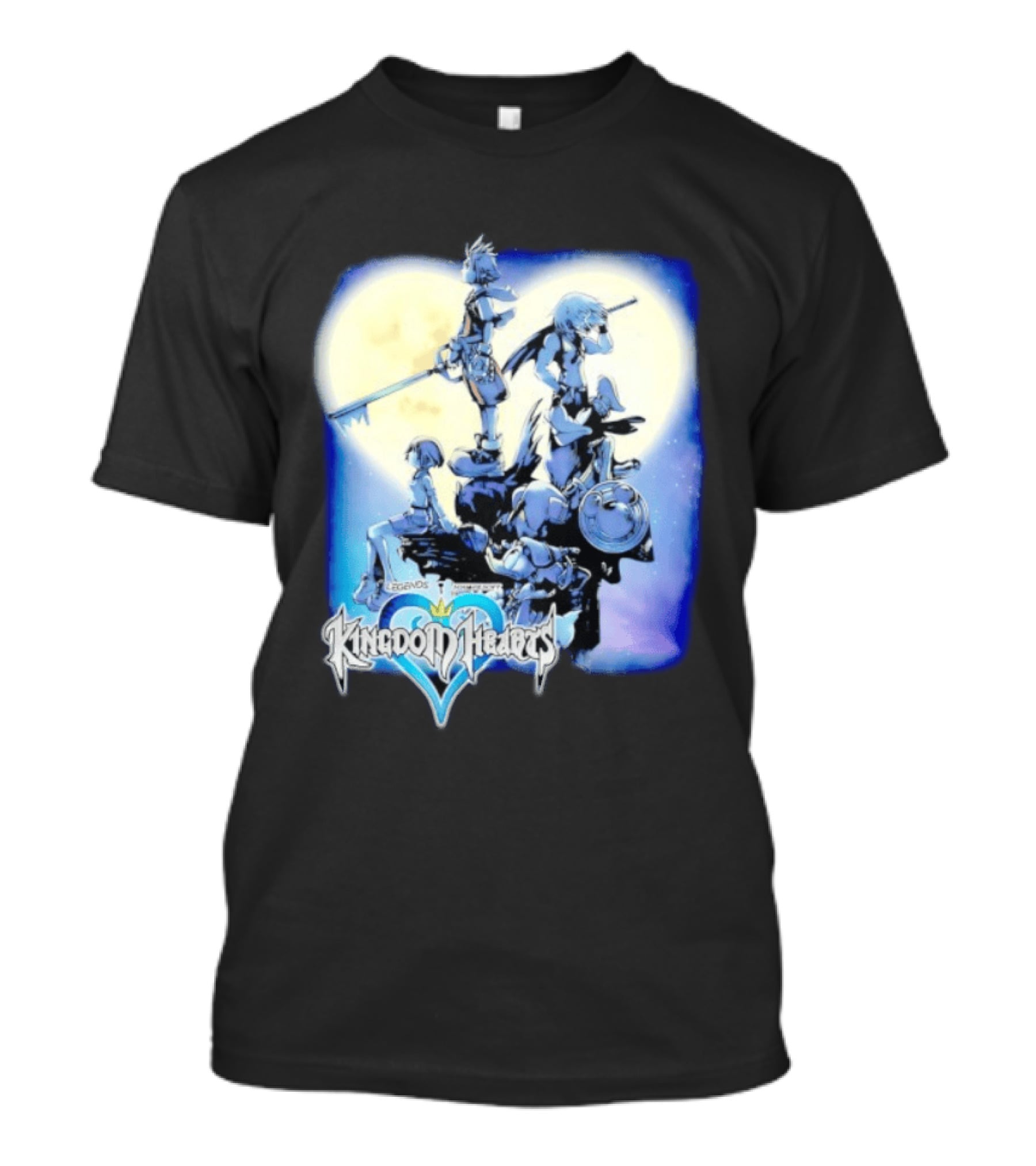 Kingdom Hearts Legends SquareSoft Sora Keyblade Moonlight T-Shirt