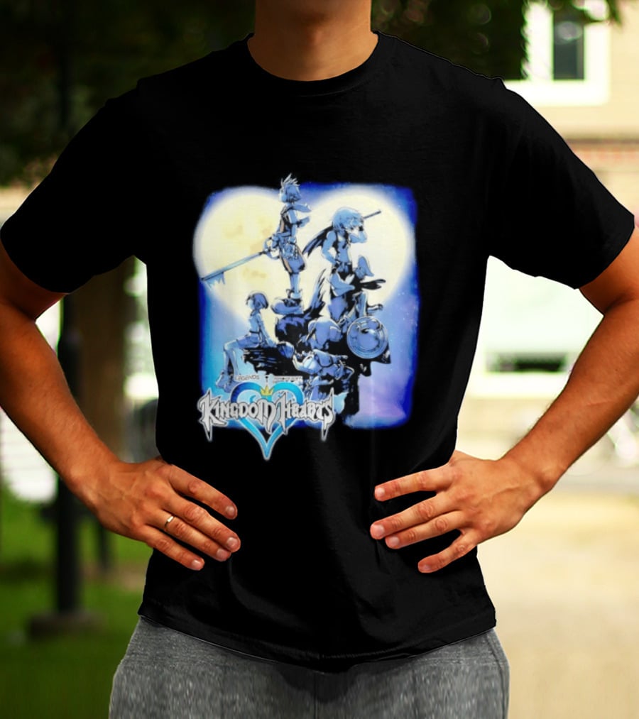Kingdom Hearts Legends SquareSoft Sora Keyblade Moonlight T-Shirt
